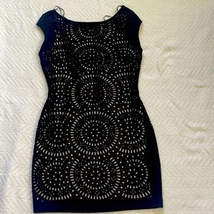 Zara Little Black Dress. Perforated style with light cream breathable lining